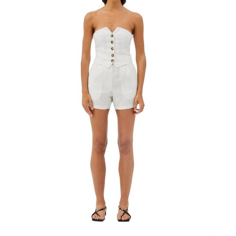 NEW MARIA CHER candin salma short in off-white